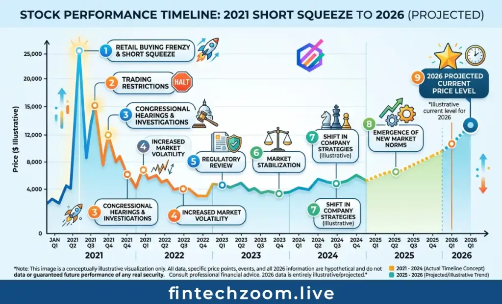 AMC stock historical performance from 2021 short squeeze through 2026 with key price milestones