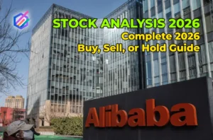 Fintechzoom BABA Stock price chart showing 2026 trading patterns and technical analysis indicators