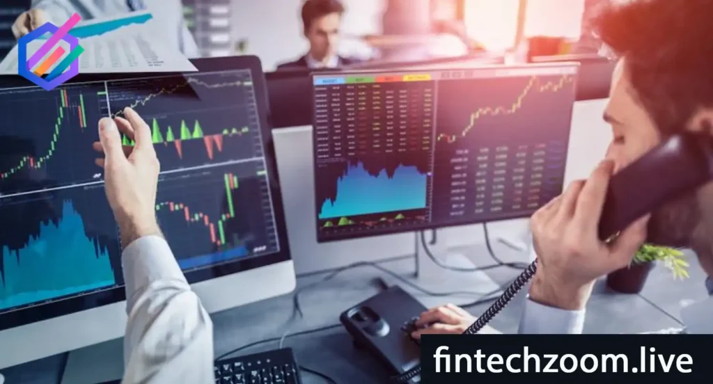 Investor reviewing pre-market stock news today on dual monitors showing futures prices and economic calendar at a home office desk in early morning light