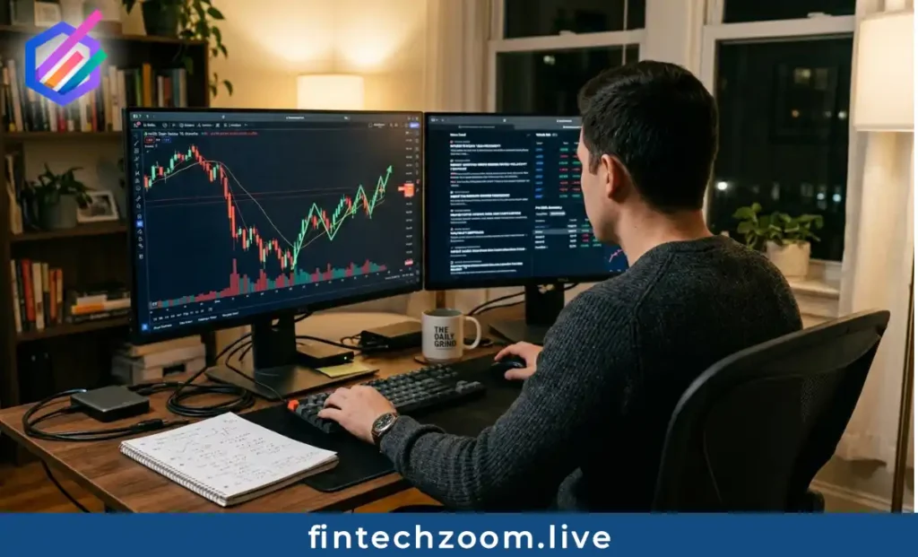  Investor analyzing Fintechzoom Tesla Stock Price volatility on trading screens illustrating common TSLA investment challenges