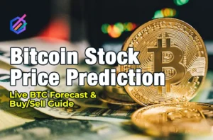 FintechZoom Bitcoin stock price prediction 2026 target chart showing $100K to $250K range