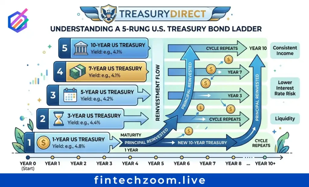 Bond ladder strategy with Treasury securities