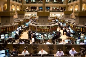 Dow Jones index today live price NYSE trading floor