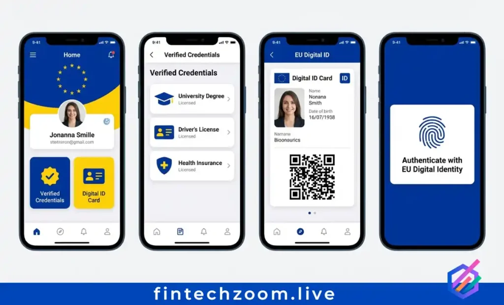 EU Digital Identity Wallet EUDI interface for 2026 digital authentication