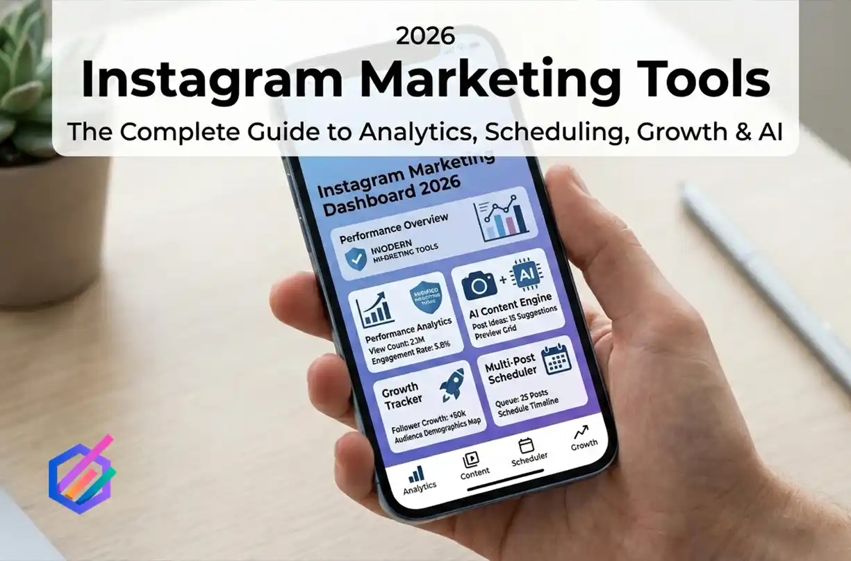 instagram marketing tools 2026 dashboard analytics scheduling
