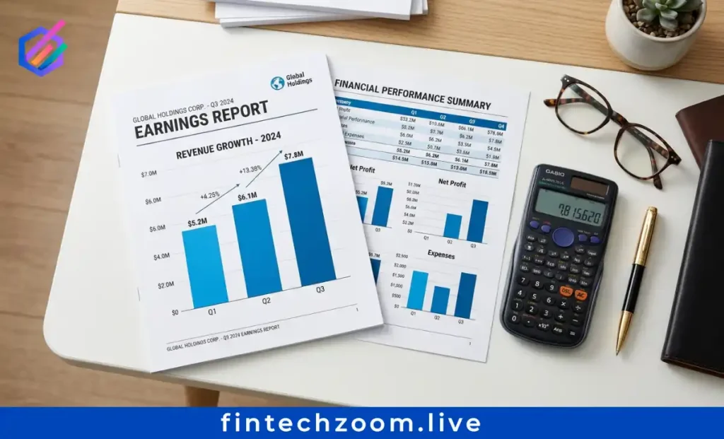 Corporate earnings reports and quarterly financial results analysis