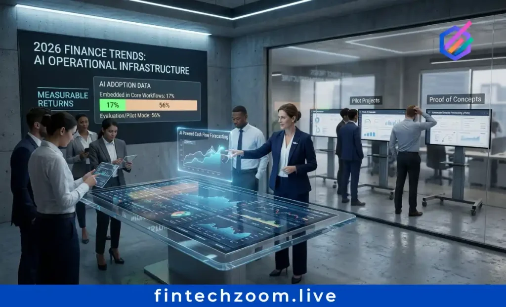 Featured image showing executive-level AI finance analytics interface